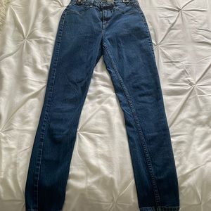 Skinny high waist ankle jean